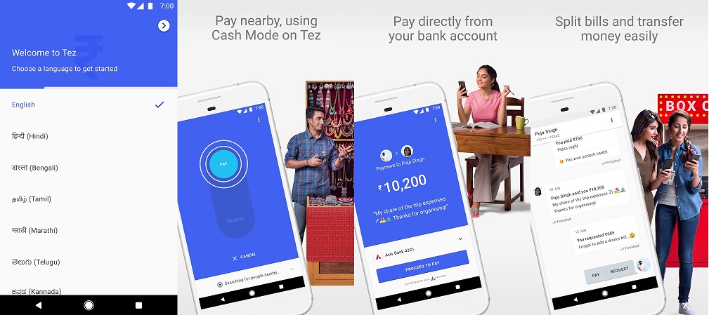 Google Tez App in Action, All features, uses