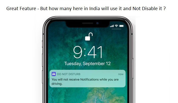 ios 11 do not disturb feature
