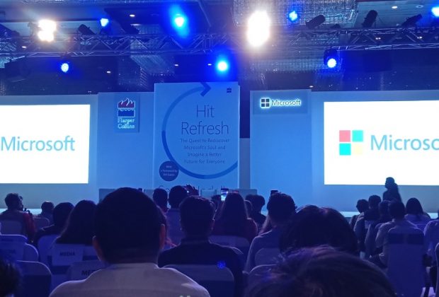 Satya Nadella Hit Refresh book launch Delhi