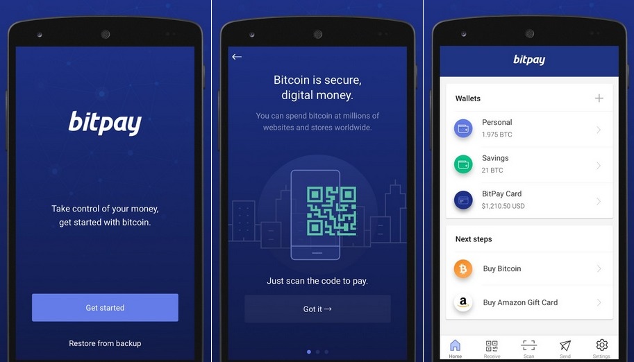 The Bitpay Bitcoin App