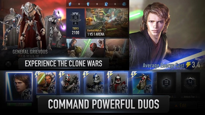 Star Wars Force Arena Mobile Game by NetMarble