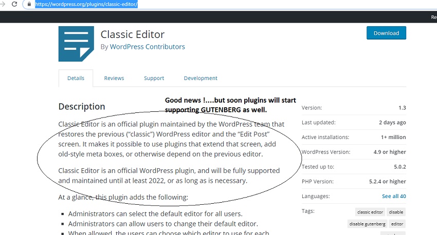 wordpress classic editor - why to use