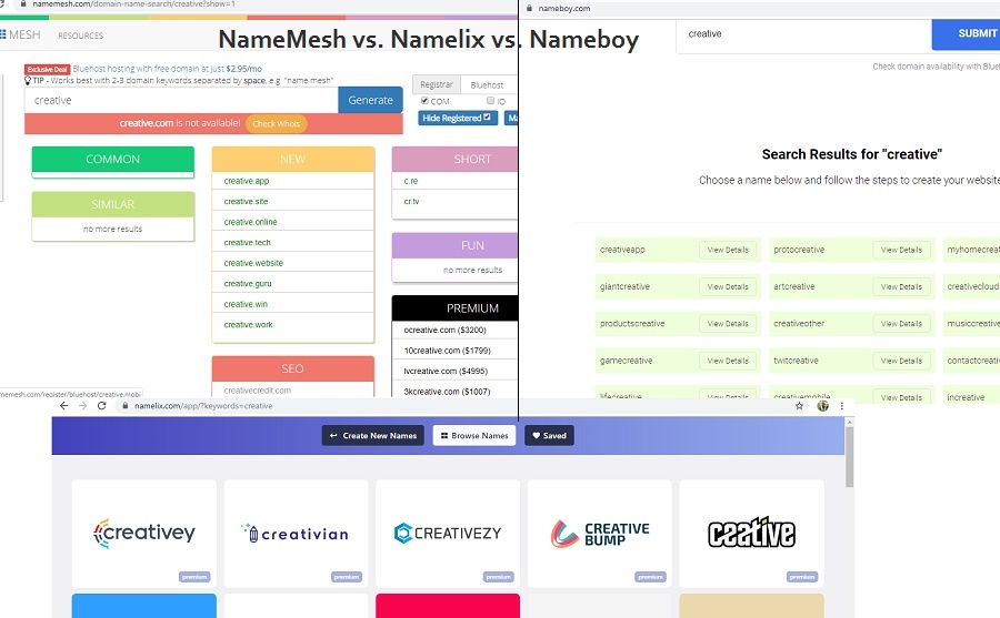 domain name generator tools