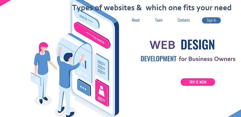 Web Design tutorial for business owners - Which type of website you need
