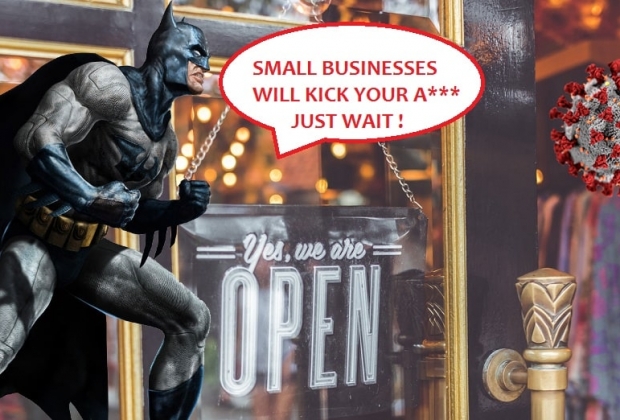 Batman Joins Forces with Small Businesses to Beat Coronavirus