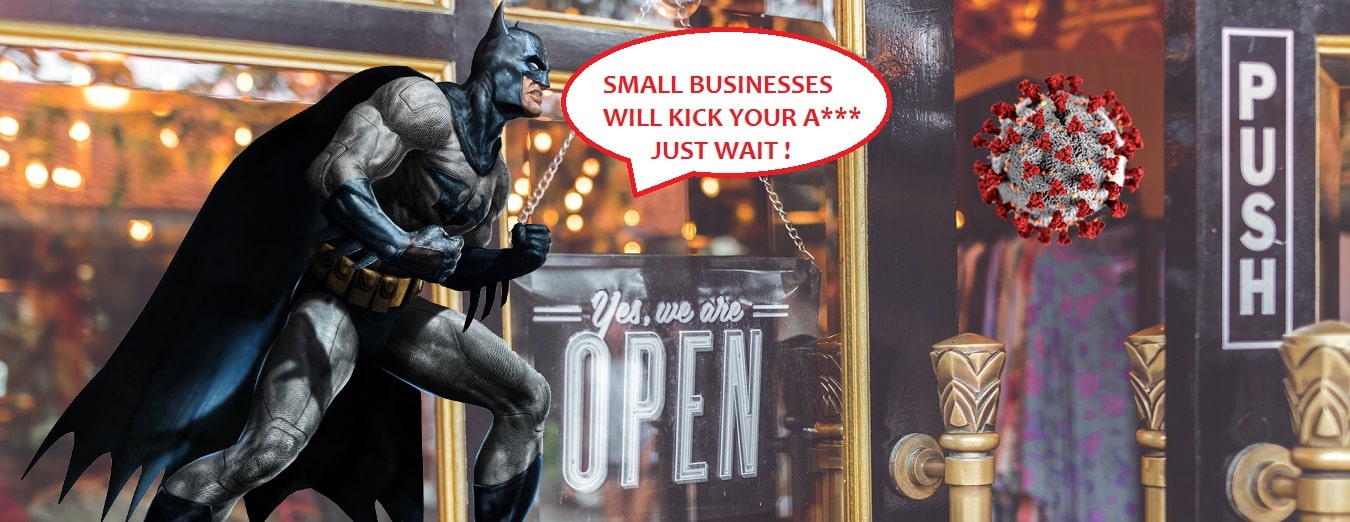 Batman Joins Forces with Small Businesses to Beat Coronavirus