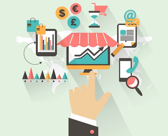 ecommerce concept infographic please linkback to credit